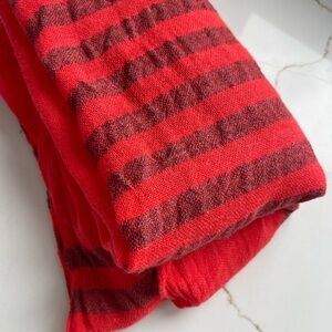 Remi & Reid red knit scarf/ wrap NWT